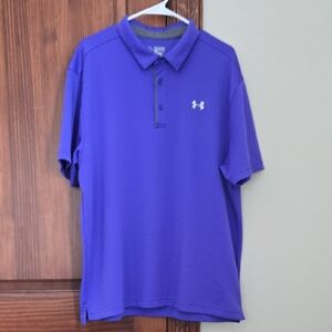 Under Armour Men's Vibrant Purple Polo